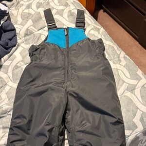 ZeroXposur Black and Teal Kids Overalls